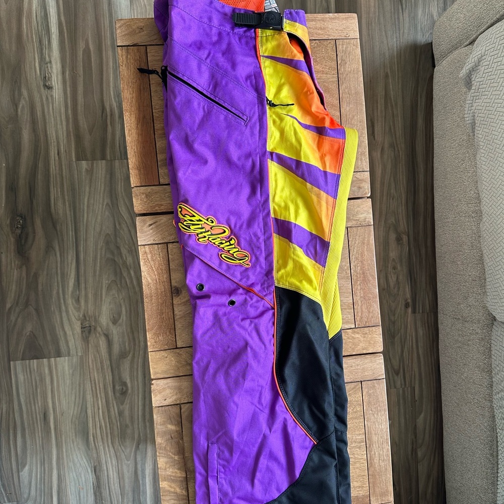 Colorful Riding Pants with Bold Design